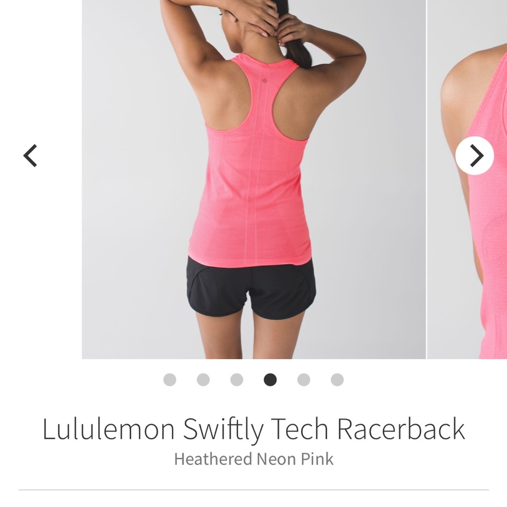 lululemon athletica sz 10 Swiftly Tech Racerback - Pink